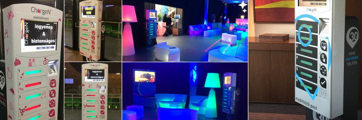 Prémium mobiltöltő állomás